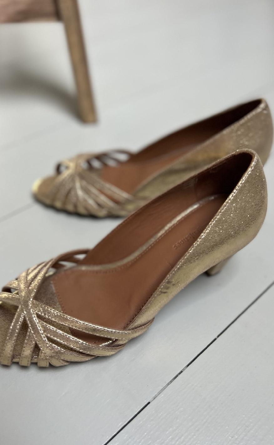 Copenhagen Shoes Stiletter All Need Gold Platino