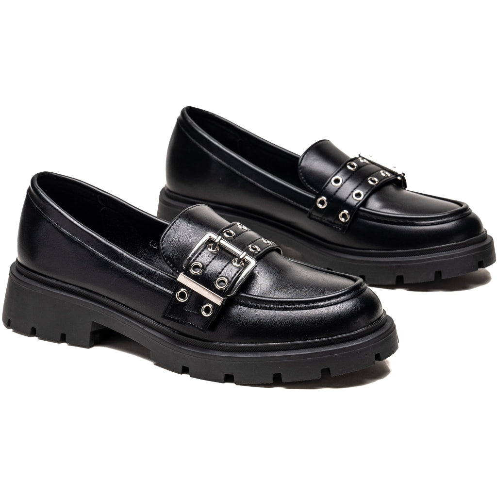 Cleo Dame Loafers 652 Black