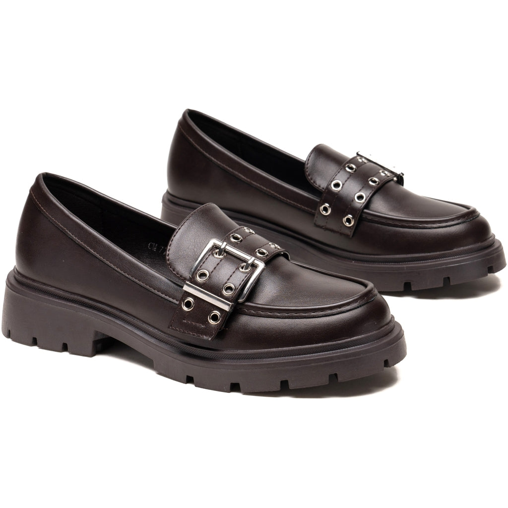 Cleo Dame Loafers 652 Brown