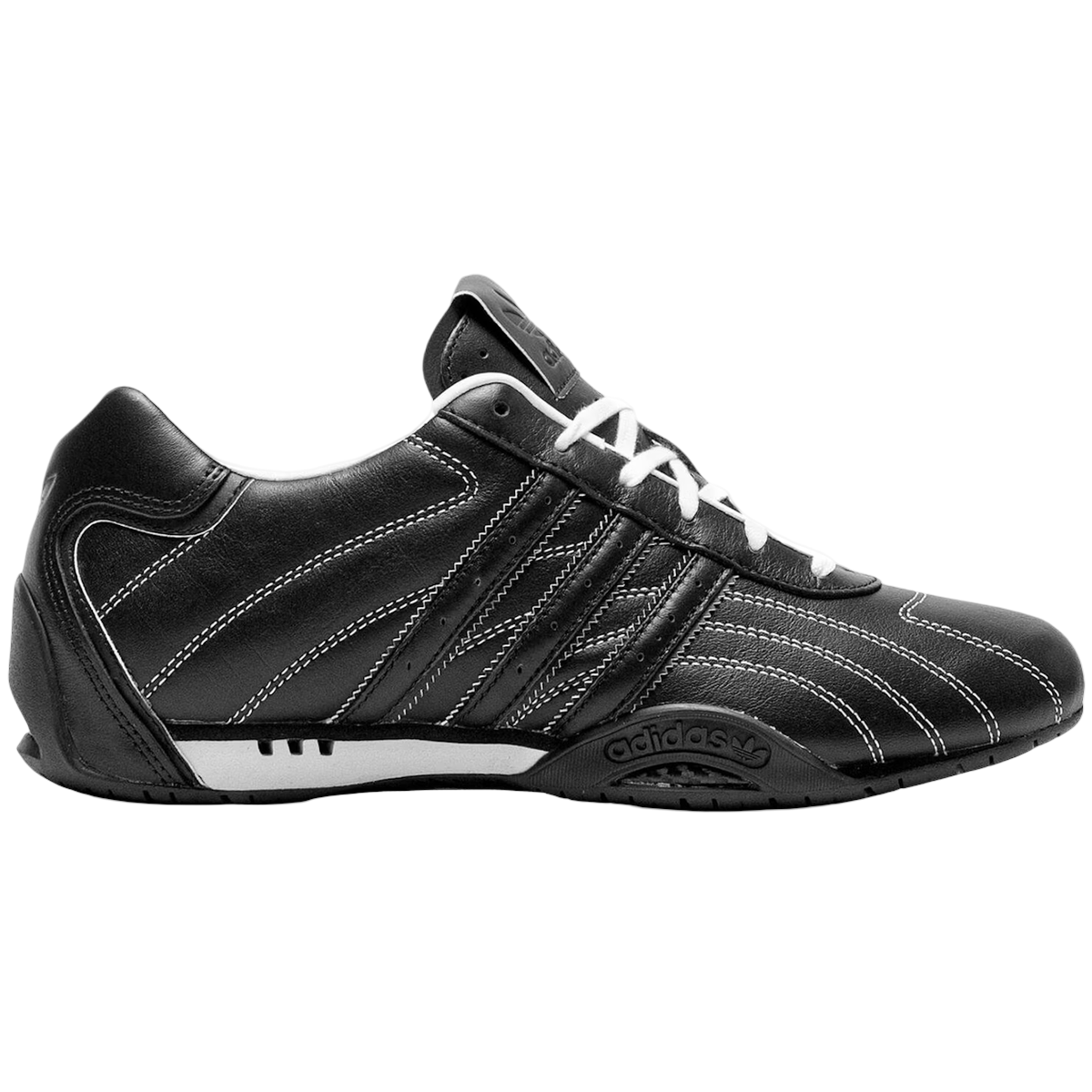 Adidas Adi Racer Black White Stitch