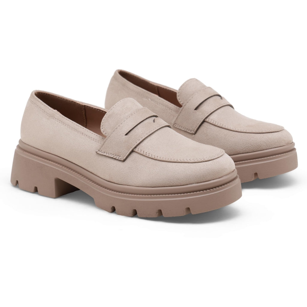 Kamma Dame Loafers 9280 Kaki