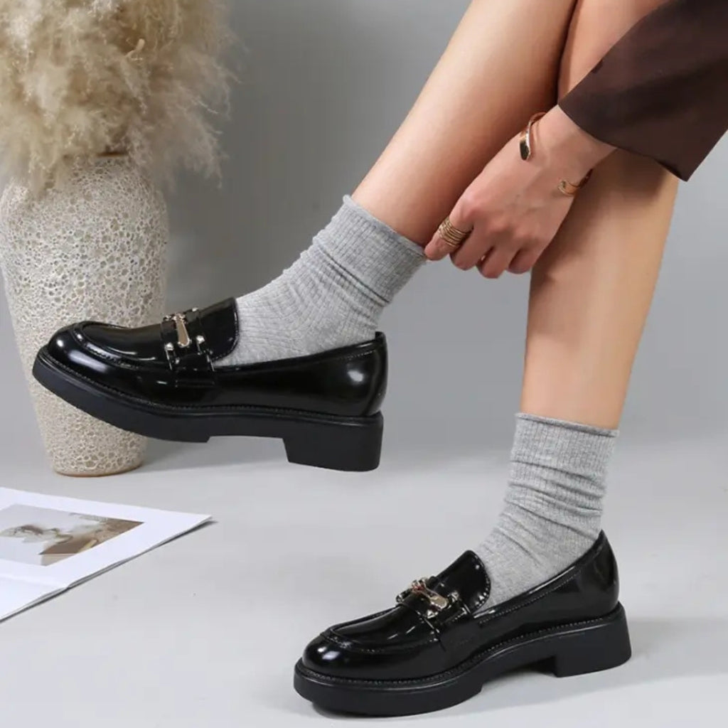 Lenia Dame Loafers Yu5598 Black