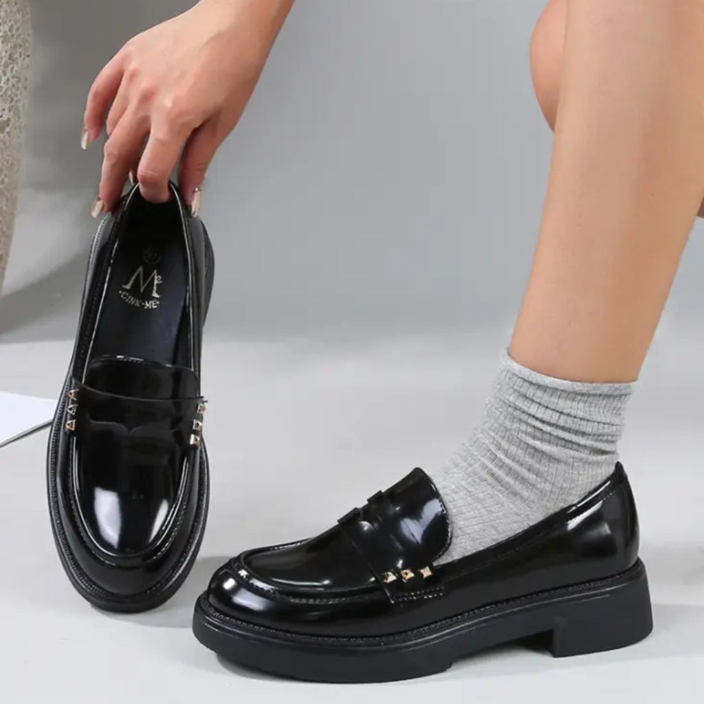 Tyra Dame Loafers Yu5598 Black