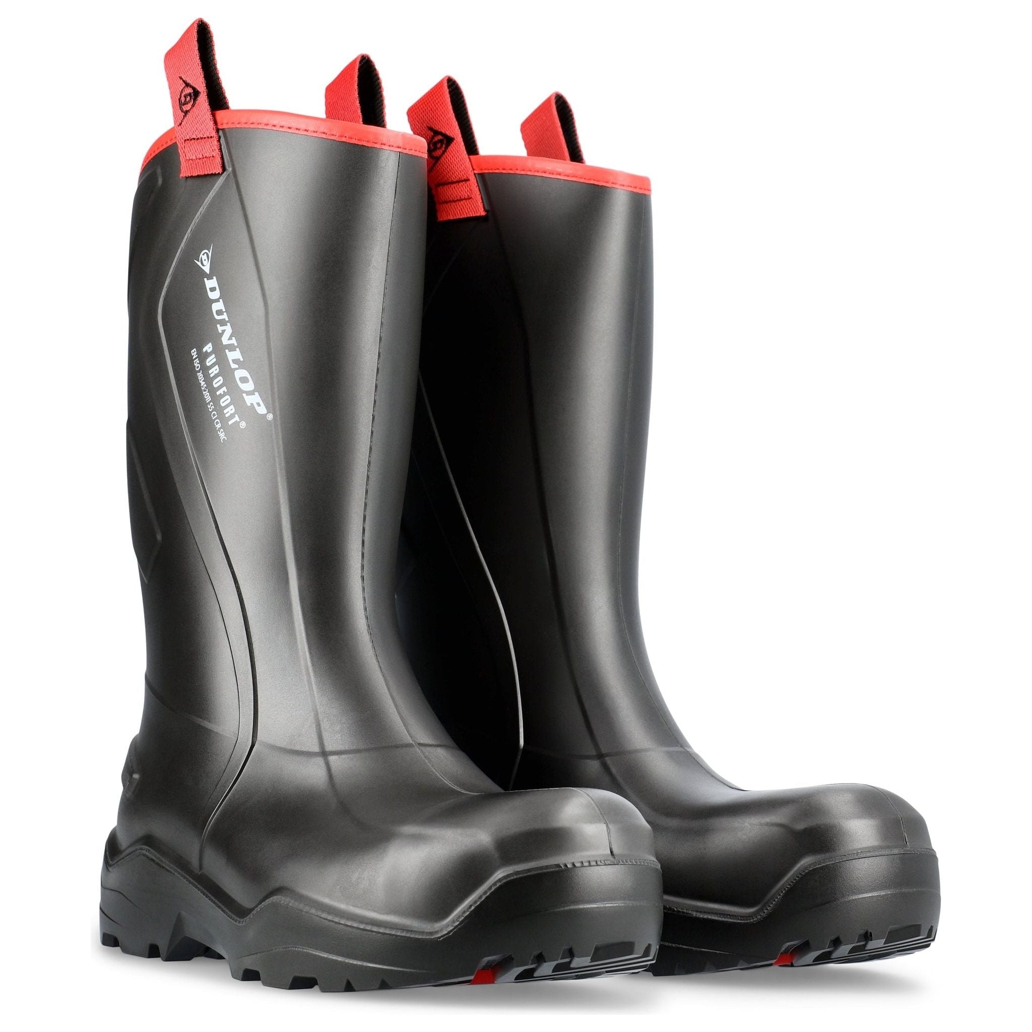 Dunlop Purofort Rugged Sikkerhedsstøvle 762063 Sort Str  Gummistøvler  Gummistøvler