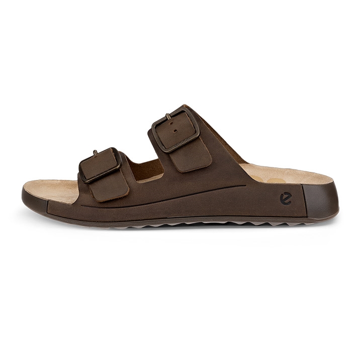 Ecco Cozmo Casual Buckle Herre Mænd Nutmeg Brown Sandaler