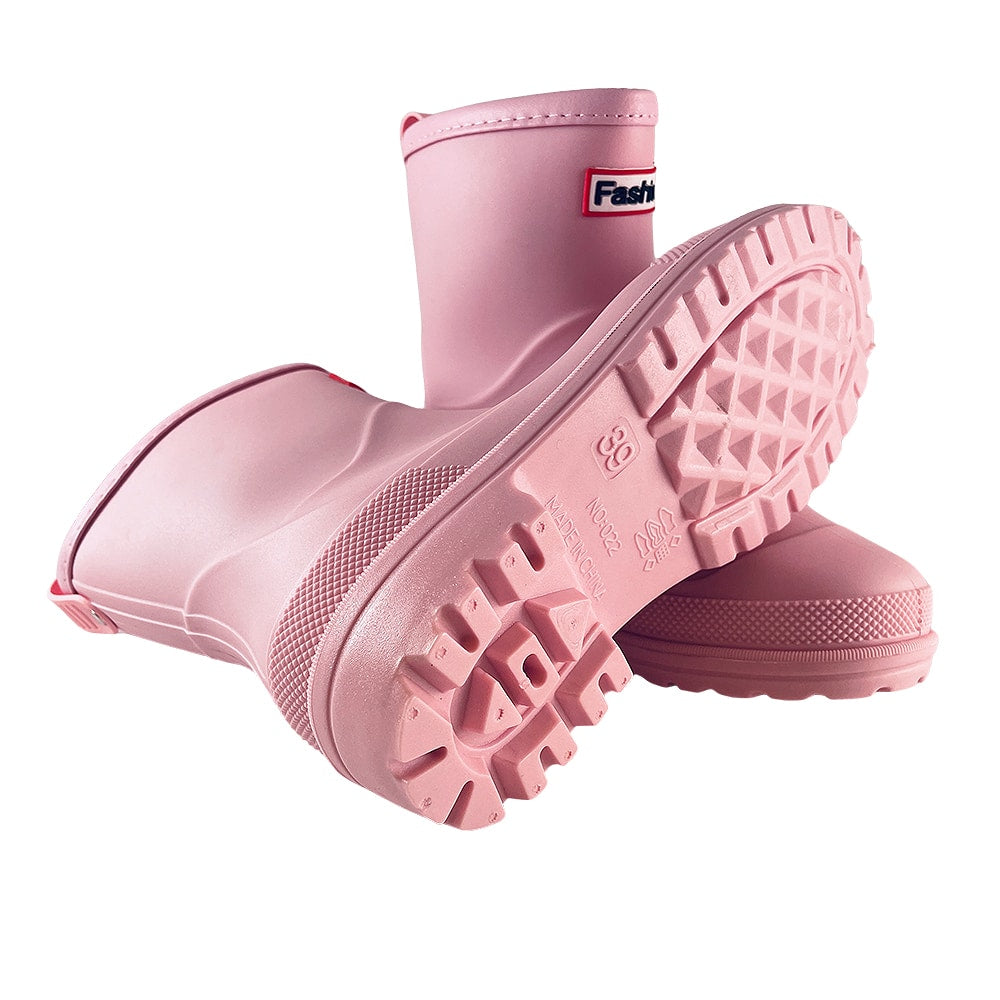 Gummistøvler Til Kvinder Model Sort Eller Pink Pink