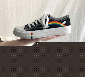 Sneakers Fede Sneakers Sort Regnbue