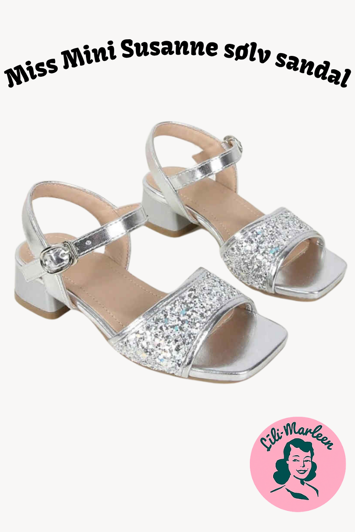 Børnefest Sandal Miss Mini Susanne Sølv Sandal