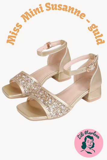 Børnefest Sandal Miss Mini Susanne Guld Sandal