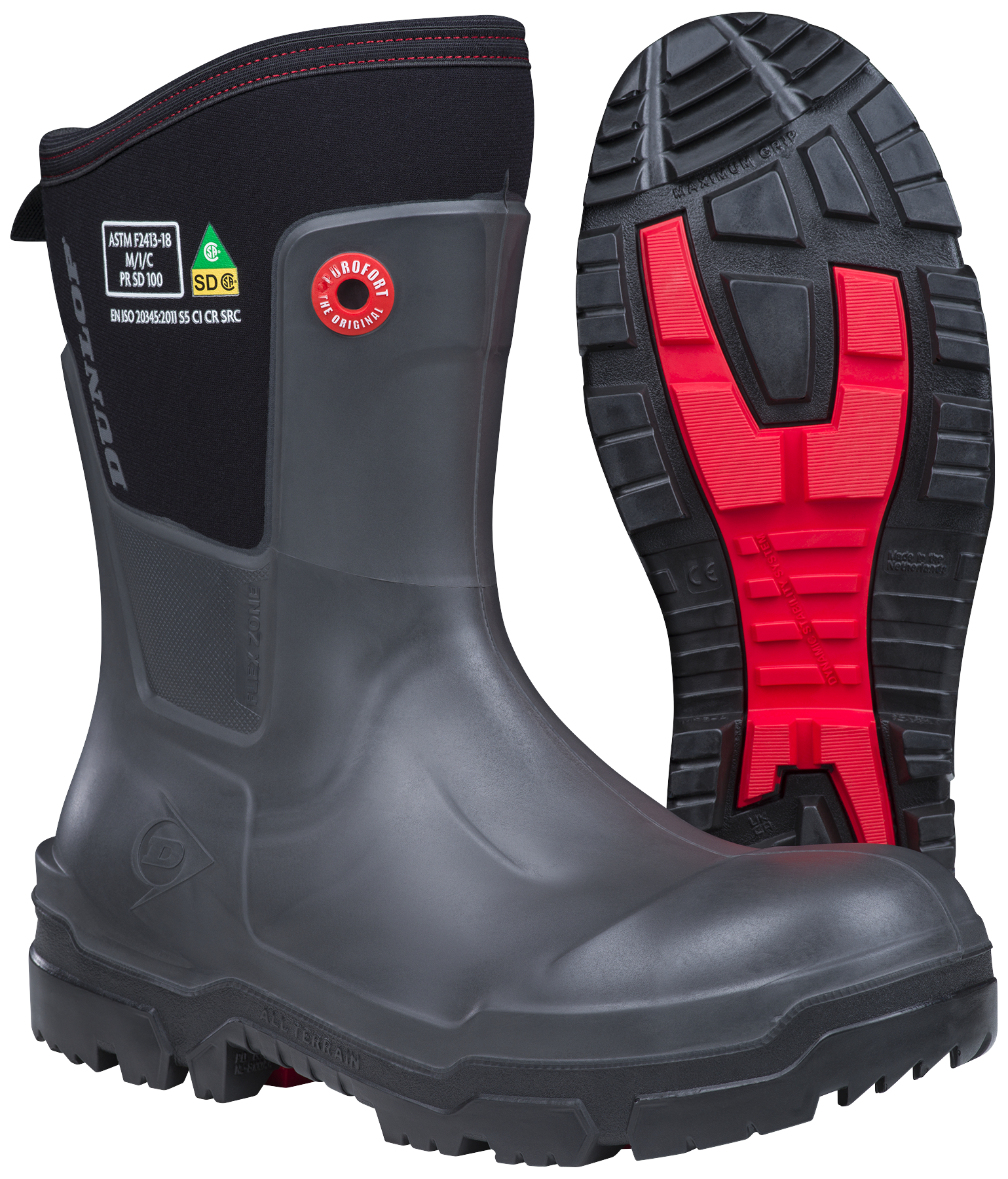 Dunlop Craftsman Sikk Gummistøvle 962814