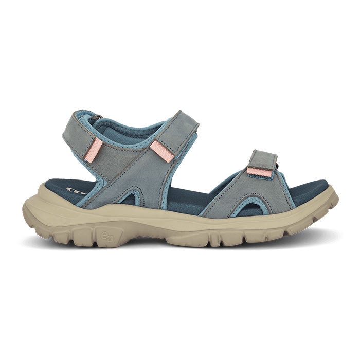 Green Comfort Kiruna Kaya Sandal Denim Blue Sandaler