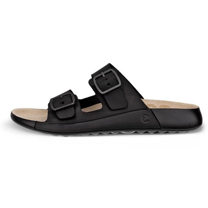 Ecco Cozmo Casual Buckle Kvinder Damer Black Sandaler